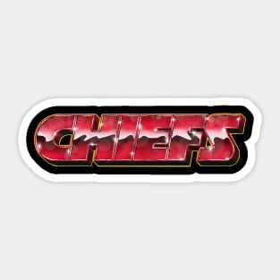 Kansas City Chiefs retro style Sticker